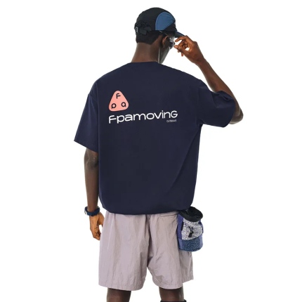 Summer streetwear heavyweight cotton t-shirt